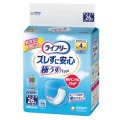 ユニチャーム　ライフリー　ズレずに安心うす型紙パンツ専用尿とりパッド４回　２６枚入