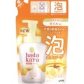 ライオン  ハダカラ　泡ボディソープ　オイルインつめかえ４２０ｍｌ