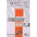 ケミカルジャパン　透明ポリ袋　４５Ｌ　１０枚入