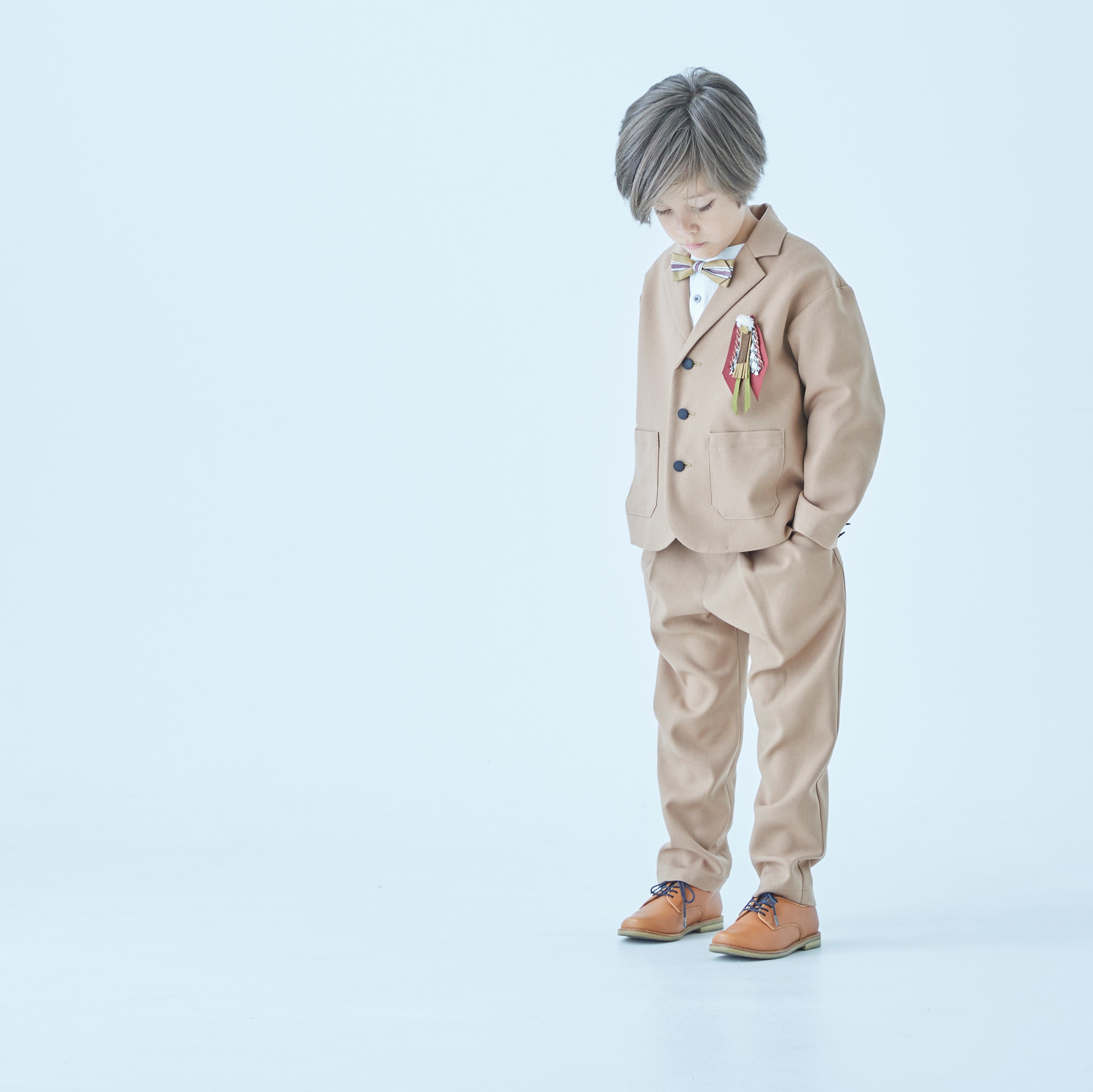 【eLfinFolk】elf-111F07 Ceremony  tailored ジャケット・ベスト・パンツ3点セット