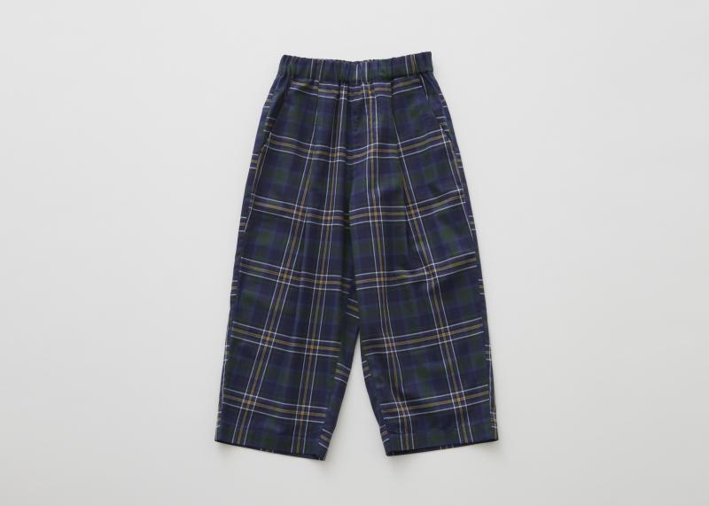 【eLfinFolk】03_elf-262F07 womens Brit Check Wide Pants