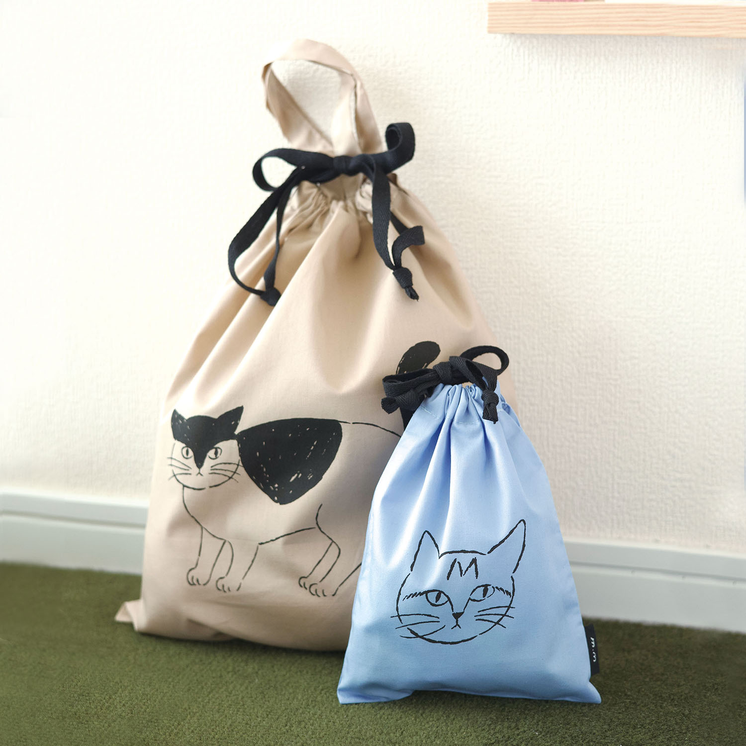 【松尾ミユキ】Matsuo Miyuki Drawstring bag L