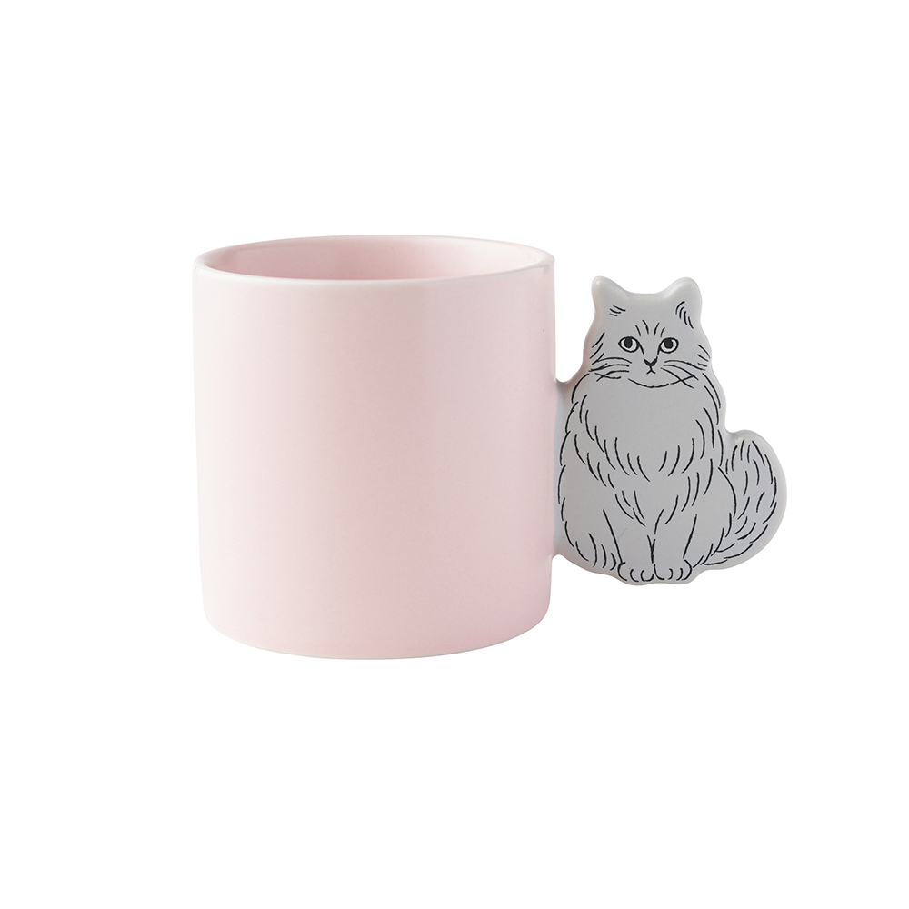 【松尾ミユキ】Cat handle mug Chloe