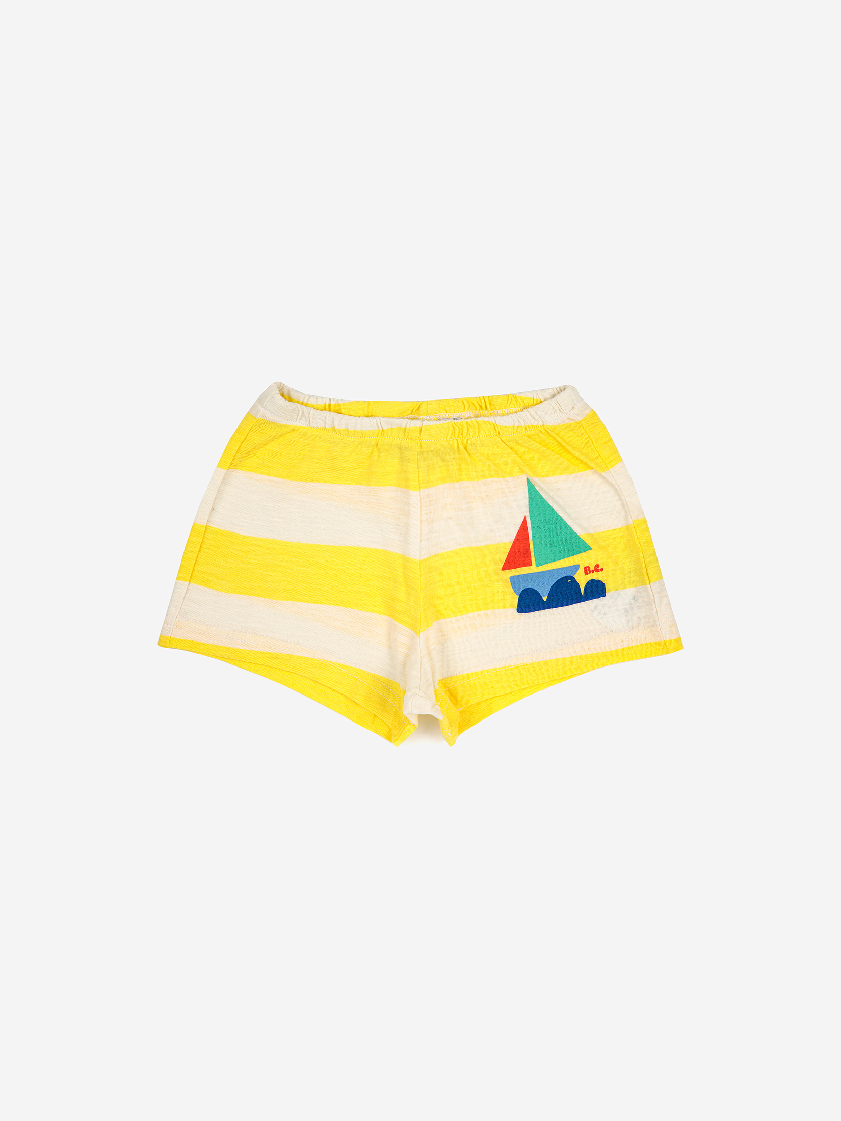 【BOBOCHOSES】Drop1「LIVING IN A SHELL」123AB073 Yellow Stripes shorts/baby