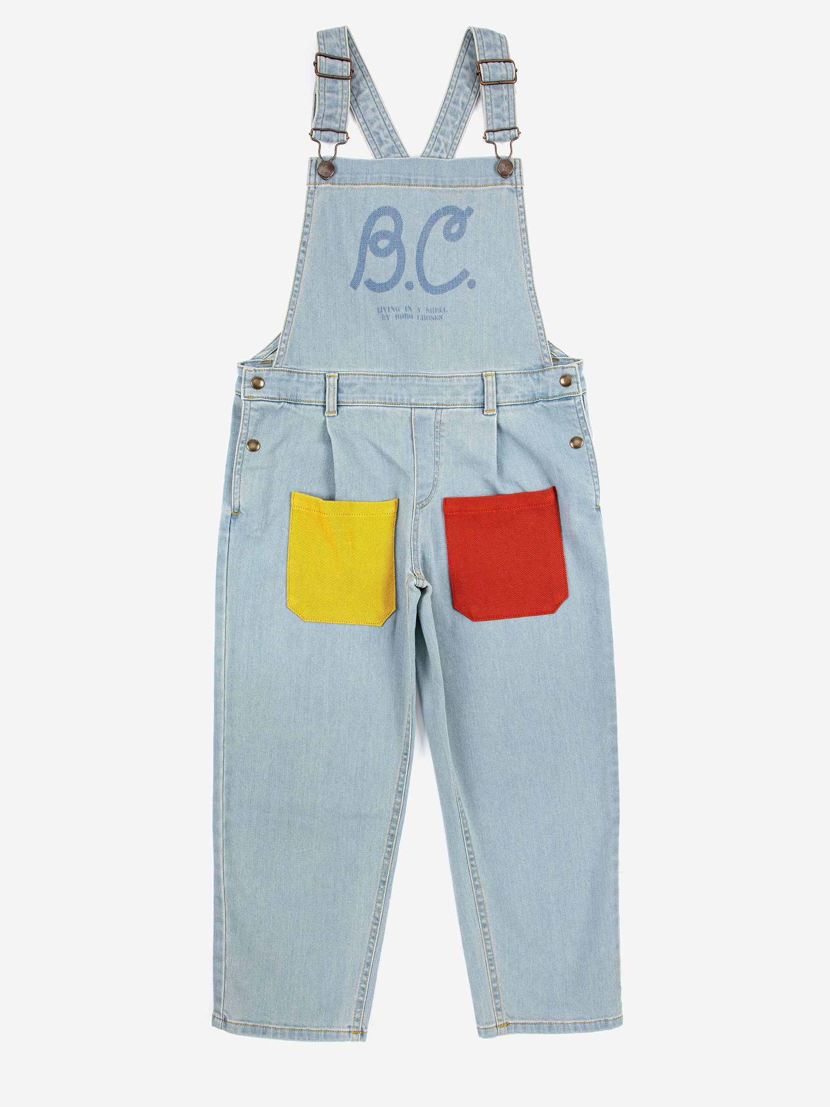 【BOBOCHOSES】Drop1「LIVING IN A SHELL」123AC123 BC Sail Rope denim dungaree/kid