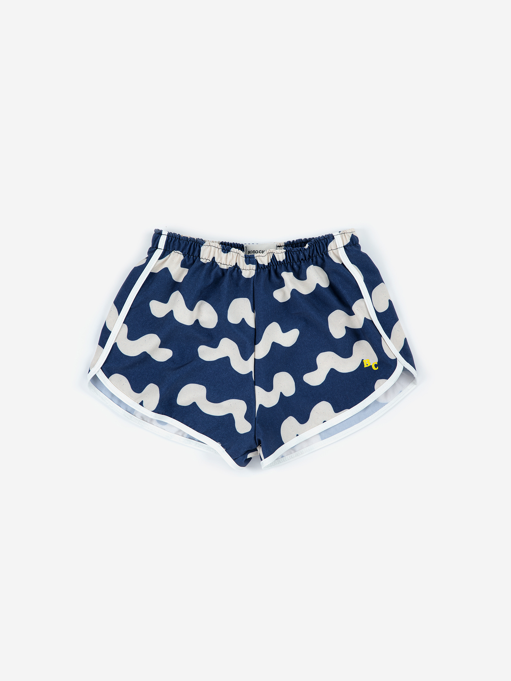 【BOBOCHOSES】Drop1「LIVING IN A SHELL」123AC141 Waves all over swim shorts/kid