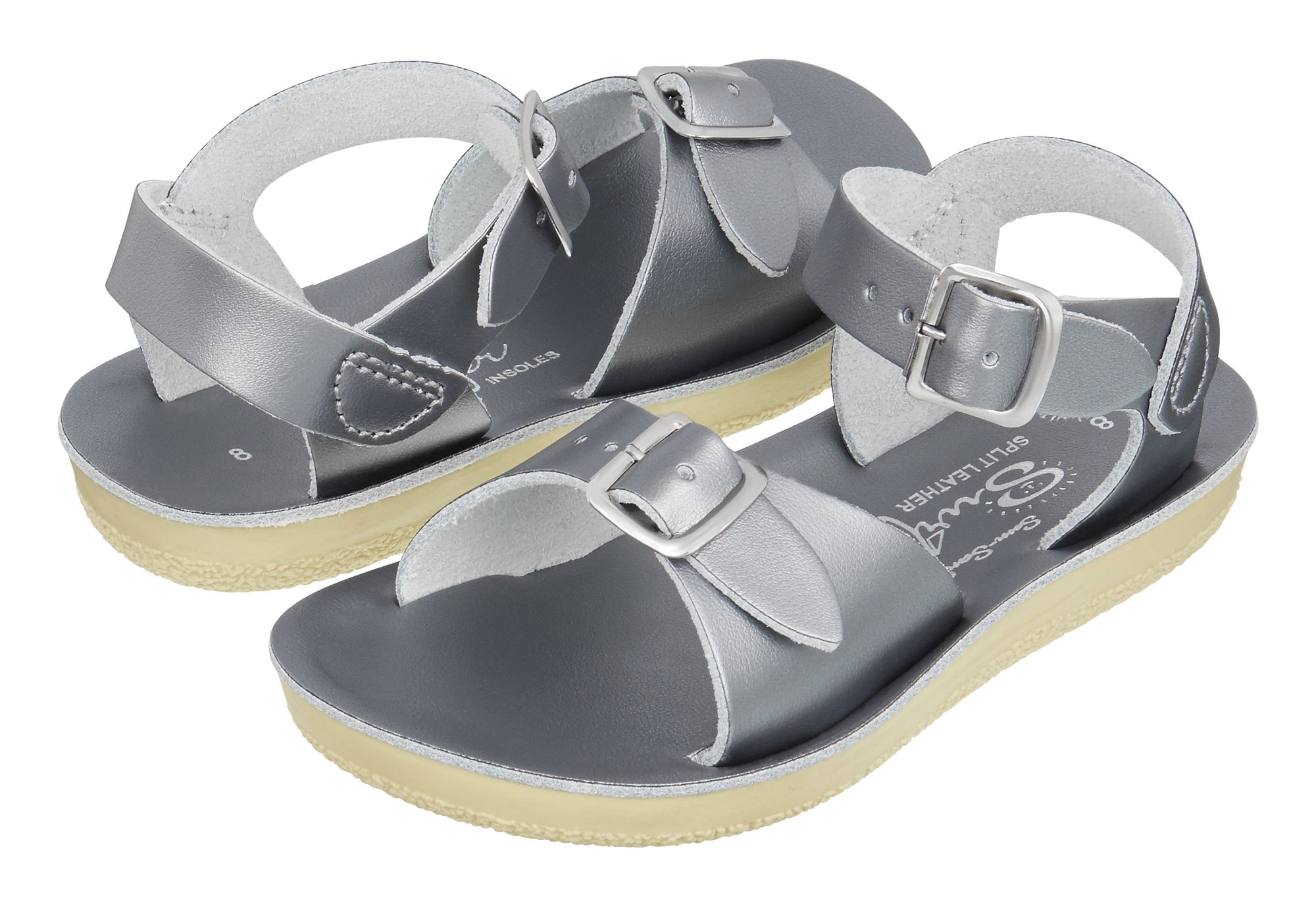 【Salt Water Sandals(ソルトウォーターサンダル)】Sun San surferPremium(ベルクロ)/Pewterメタリックシルバー/13cm～22cm
