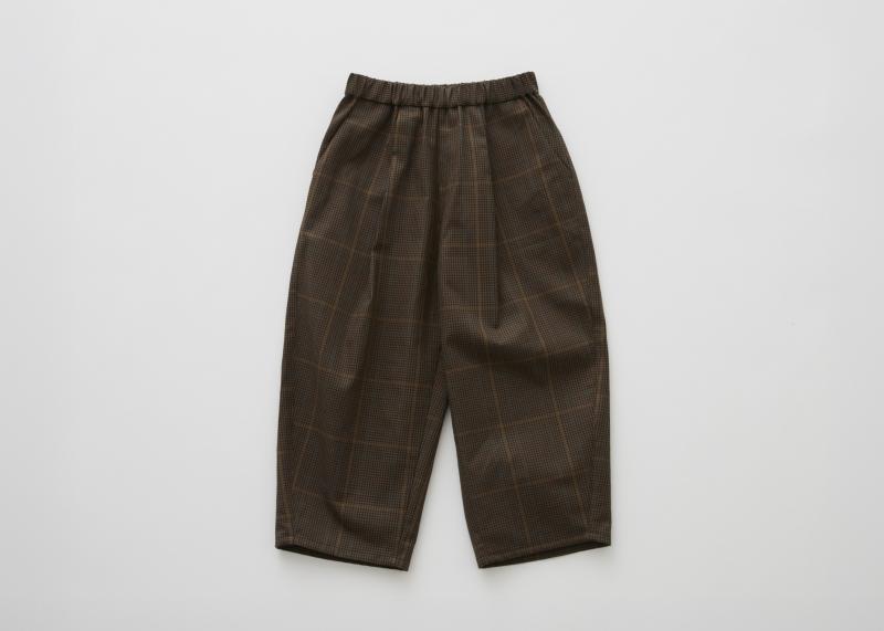【eLfinFolk】21_elf-262F35 womens Block Check Barrel Pants