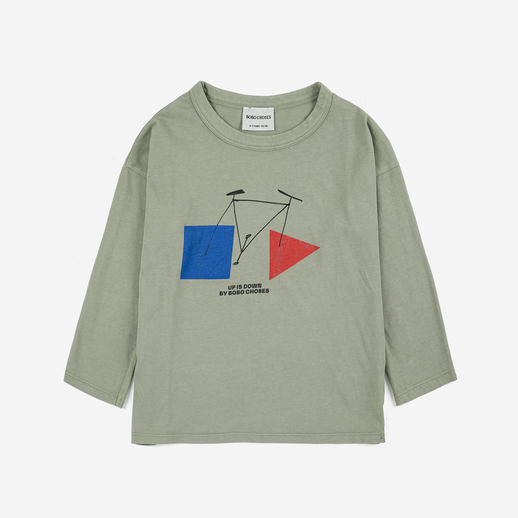 【BOBOCHOSES】Drop1「UP IS DOWN 」223AC011 KID Crazy bicy long sleeve T-shirt