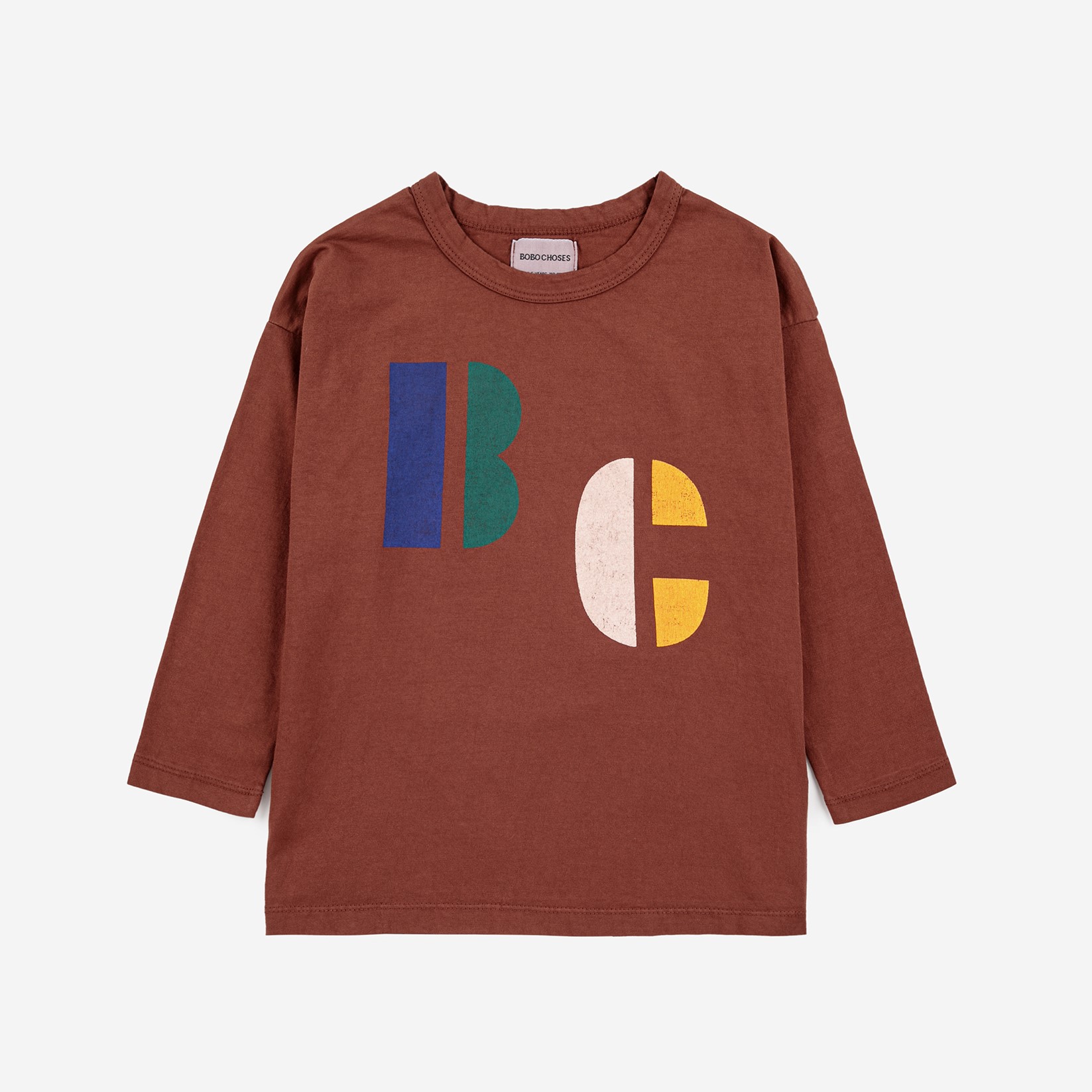 【BOBOCHOSES】Drop1「UP IS DOWN 」223AC013 KID Multicolor B.C long sleeve T-shirt