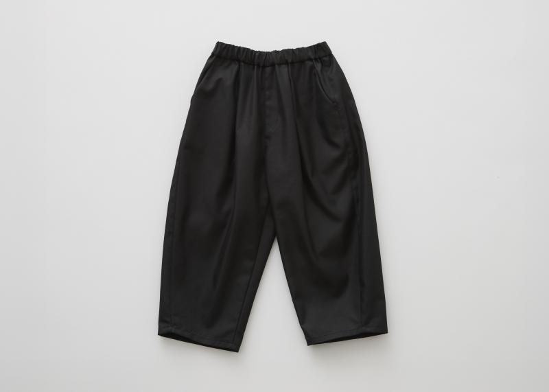 【eLfinFolk】24_elf-262F42 womens Iridescent Gabardine Barrel Pants/black
