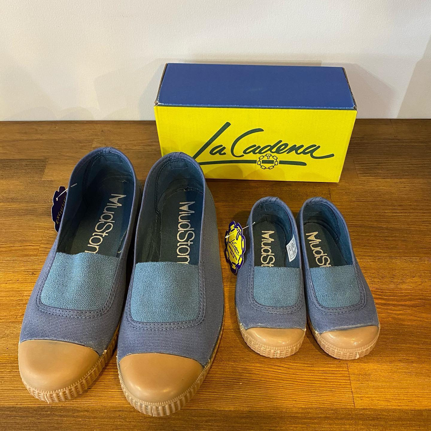 【LA CADENA】ELASTICO CENTRAL スリッポン/2559AZAFATAブルー/キッズ～大人まで