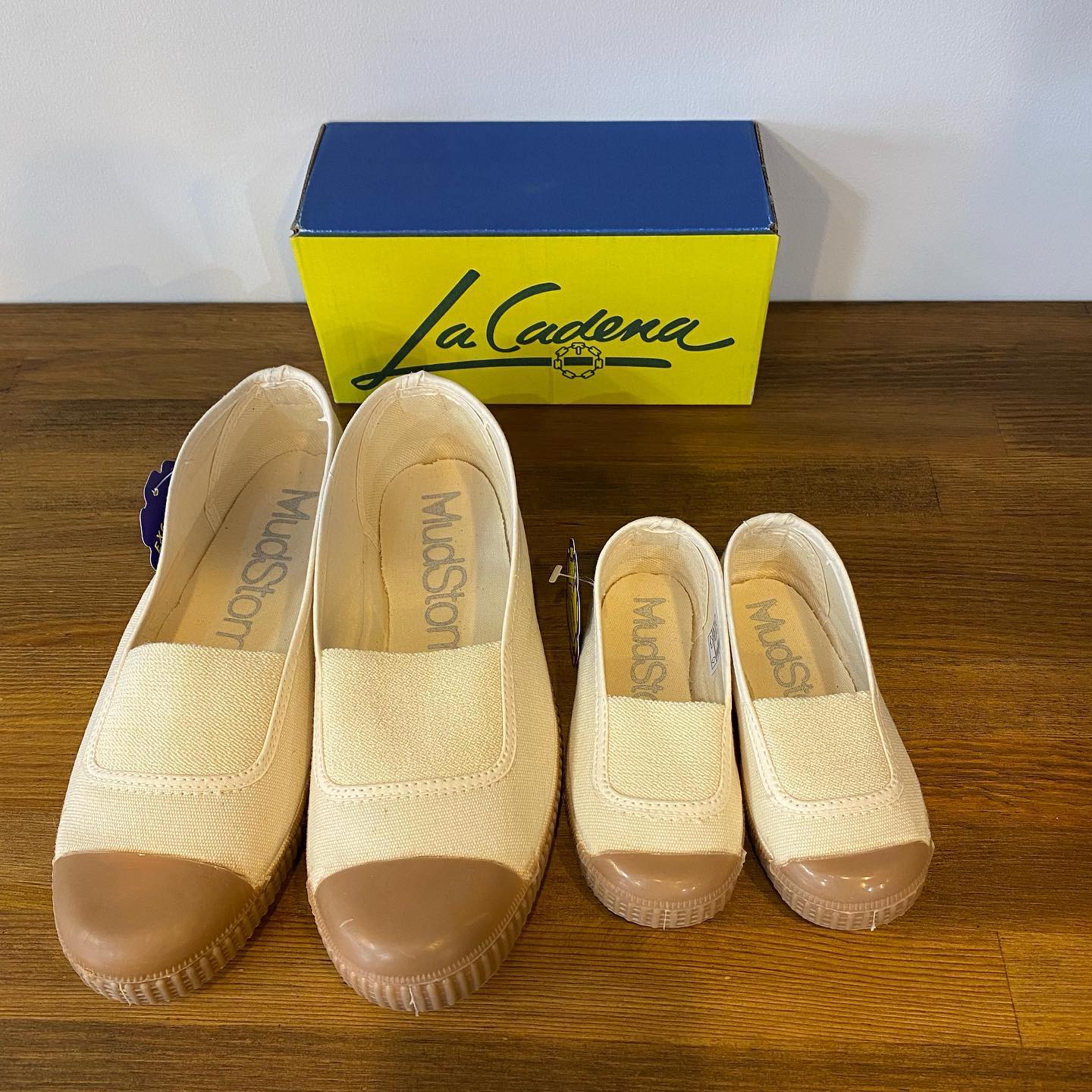 【LA CADENA】ELASTICO CENTRAL スリッポン/2000NATURALEナチュラル/キッズ～大人まで