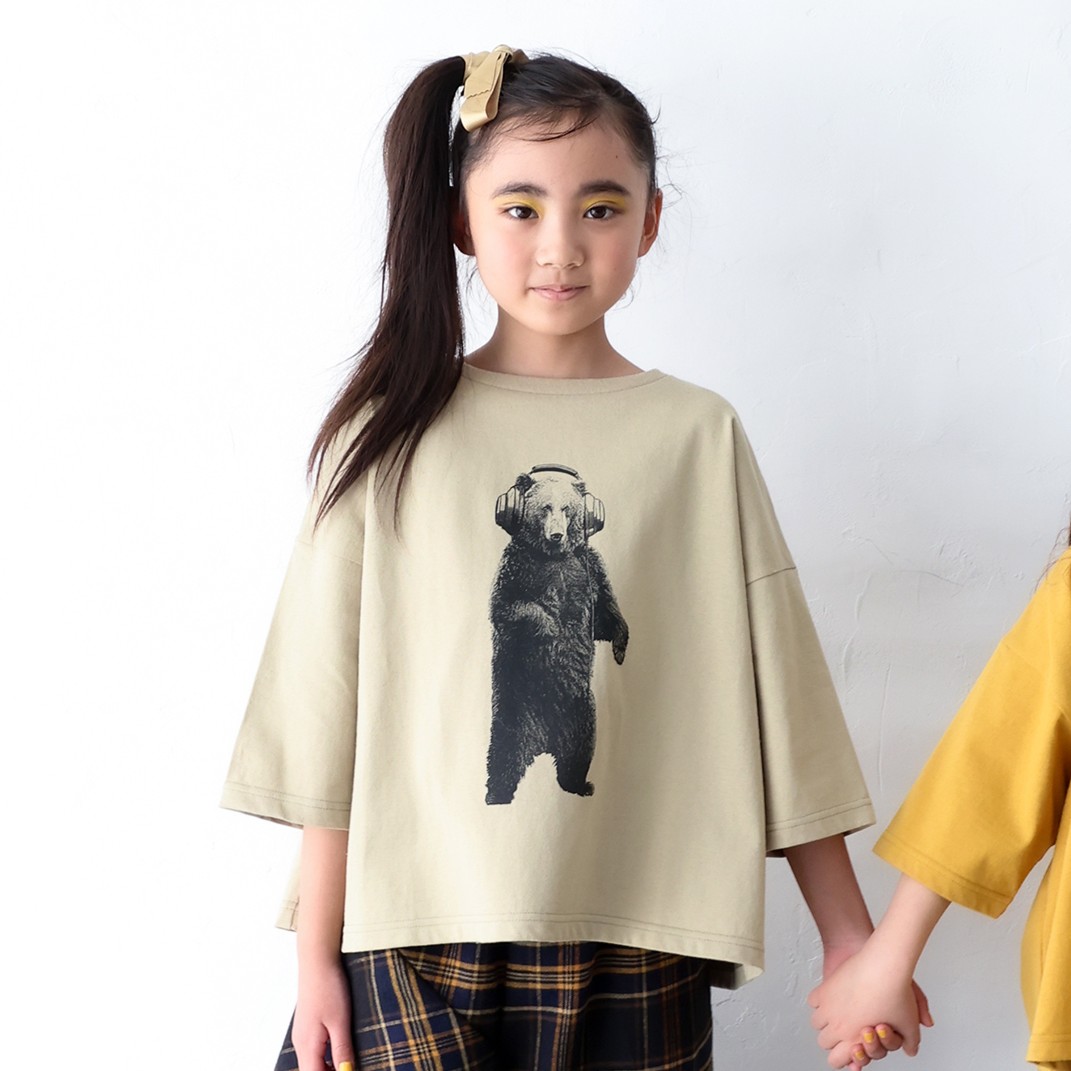 【michirico】MR25AW-01 立ちクマ T