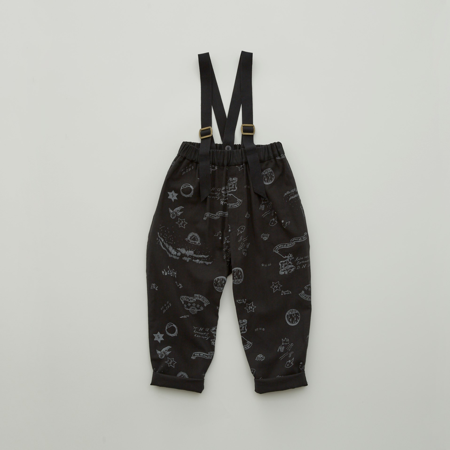 【eLfinFolk】elf-232F04 AuRora tarina printed Suspenders pants
