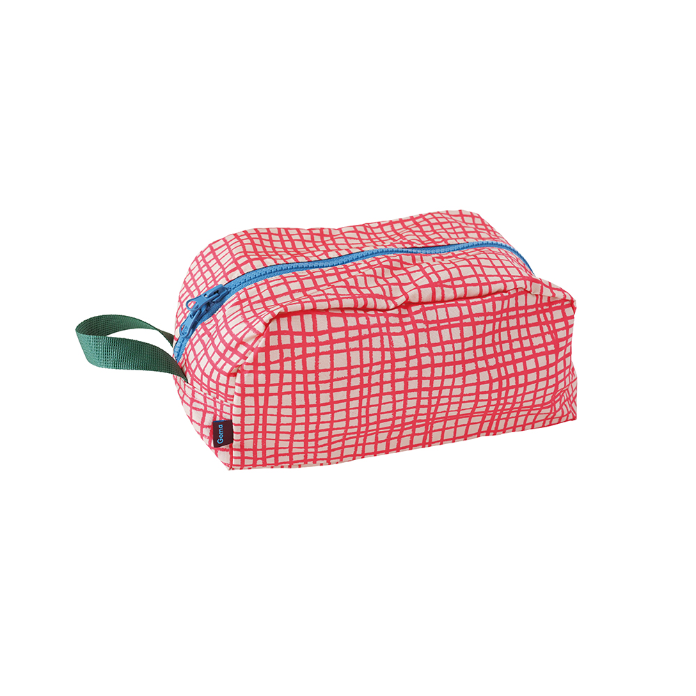【Goma】Pouch-M /Narrow check