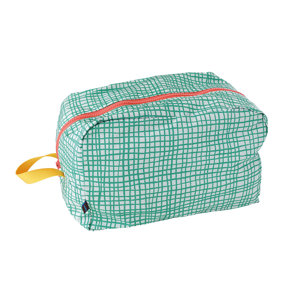 【Goma】Pouch-L /Narrow check