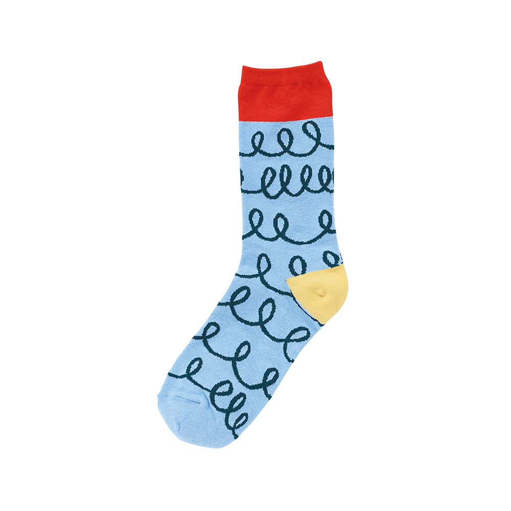 【Goma】socks Code Light Blue