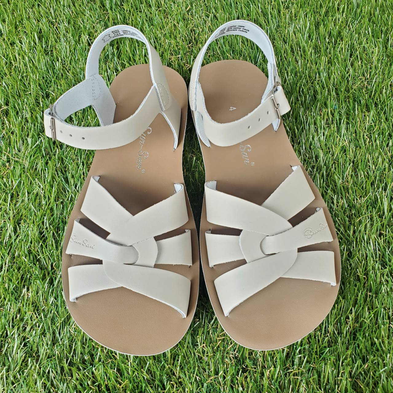 【Salt Water Sandals(ソルトウォーターサンダル)】Sun San swimmer(ベルクロ)/Stone/大人サイズ22.5cm～26.7cm