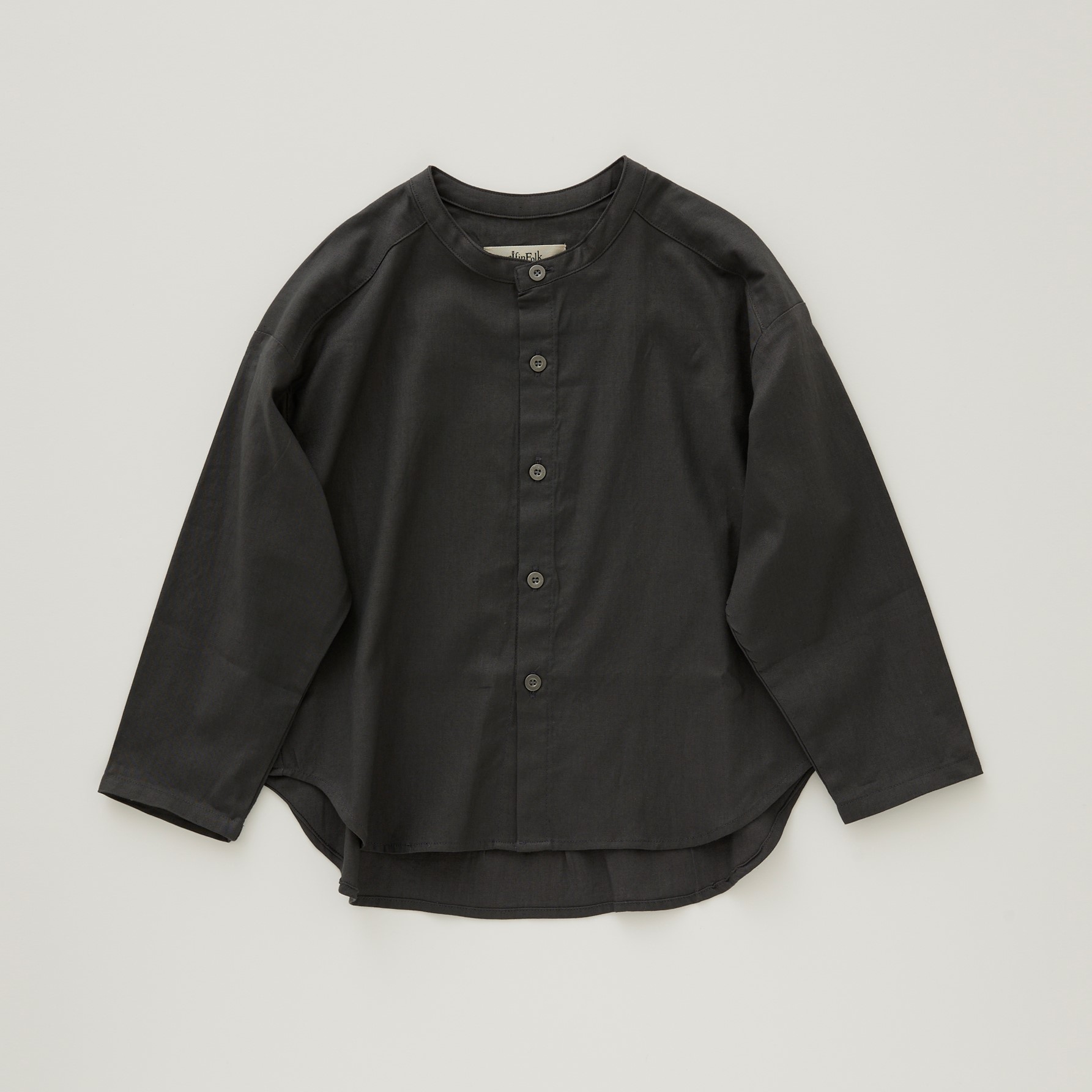 【eLfinFolk】elf-111F22 Ceremony shirts charcoal