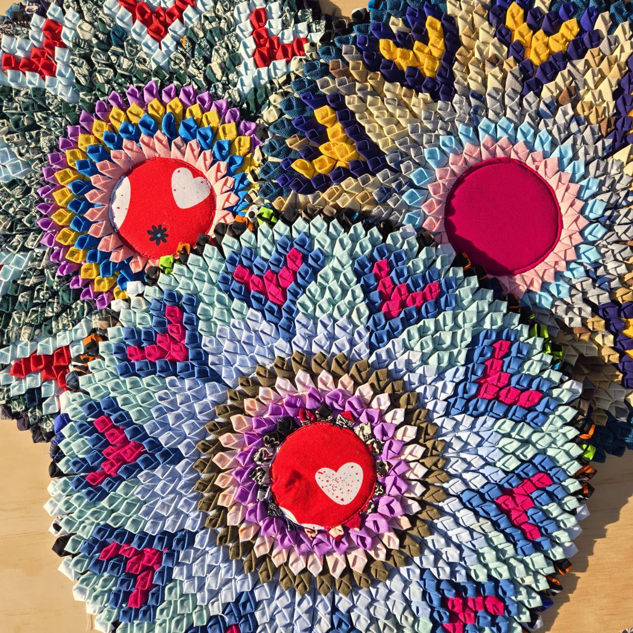 【yao】Recycle mat Circle-M Heart