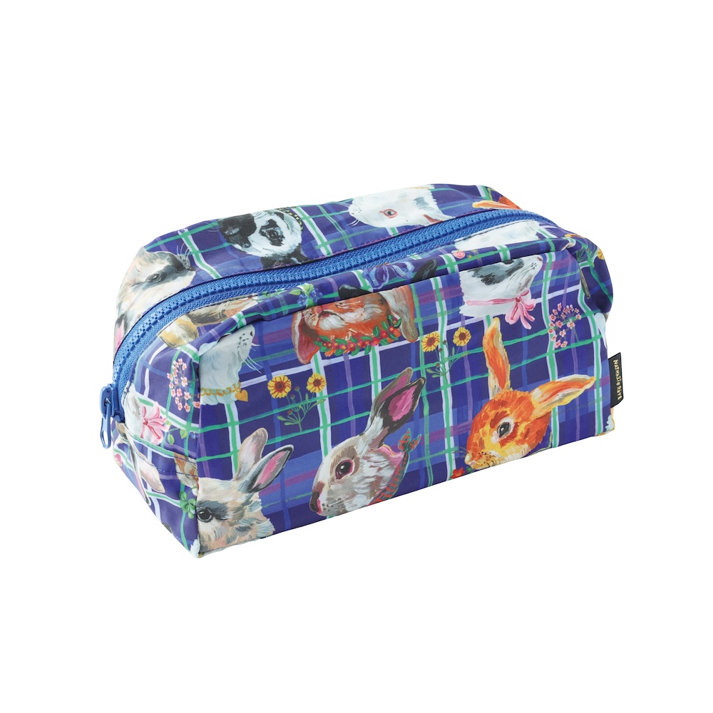 【Nathalie Late】Nathalie Lete Pouch Rabbits-BL