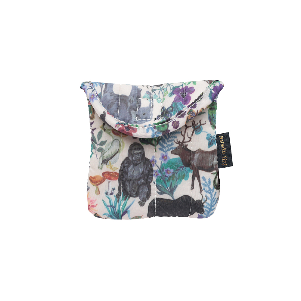【Nathalie Lete】Quilted Mini Pouch Jungle