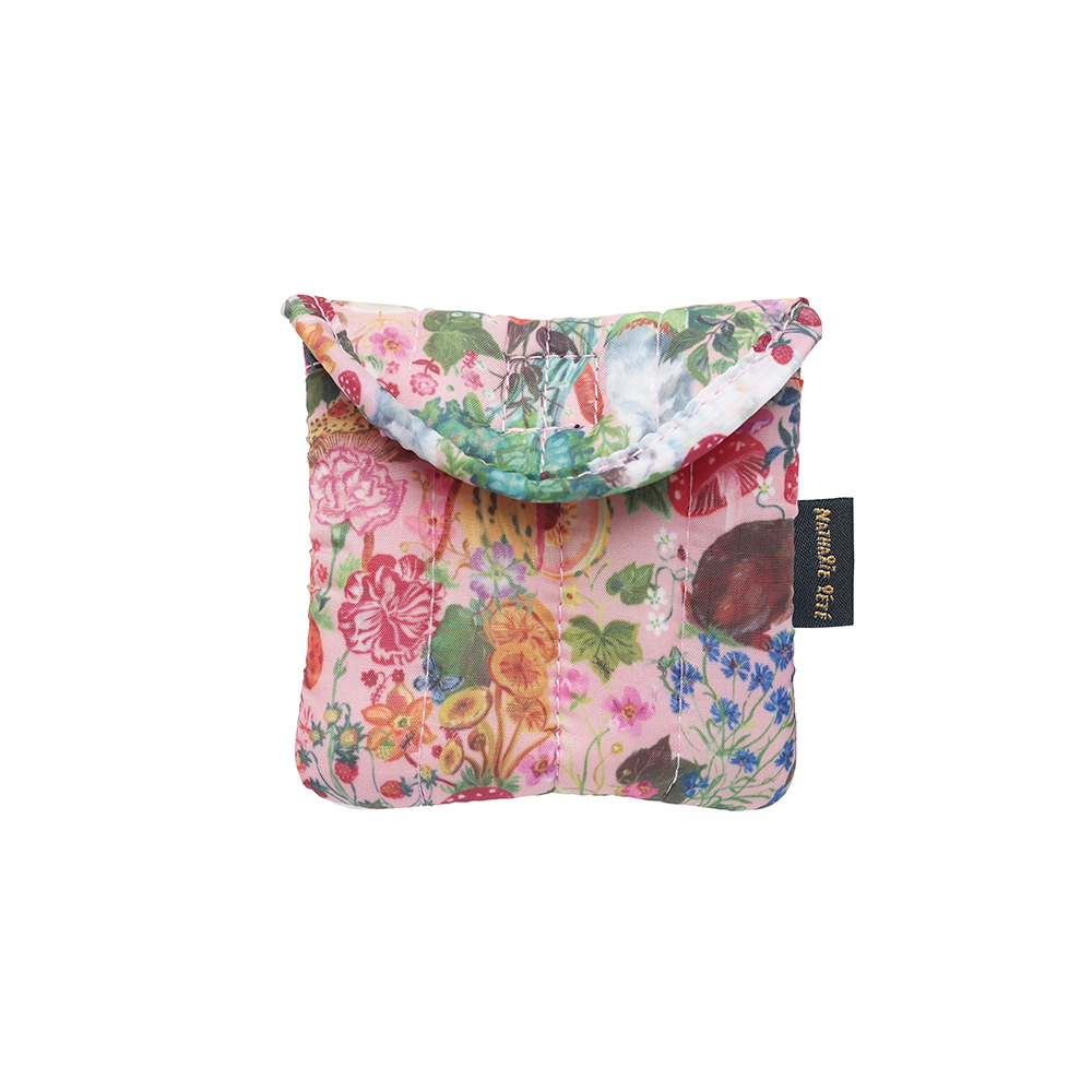【Nathalie Lete】Quilted Mini Pouch Rabbits