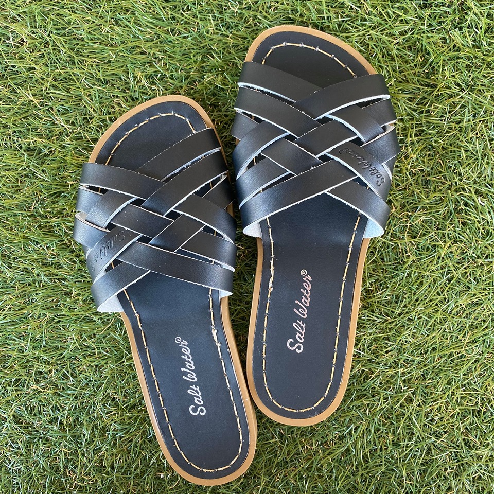 【Salt Water Sandals(ソルトウォーターサンダル)】Retro Slide(Women)/Black黒/22.5cm～25cm