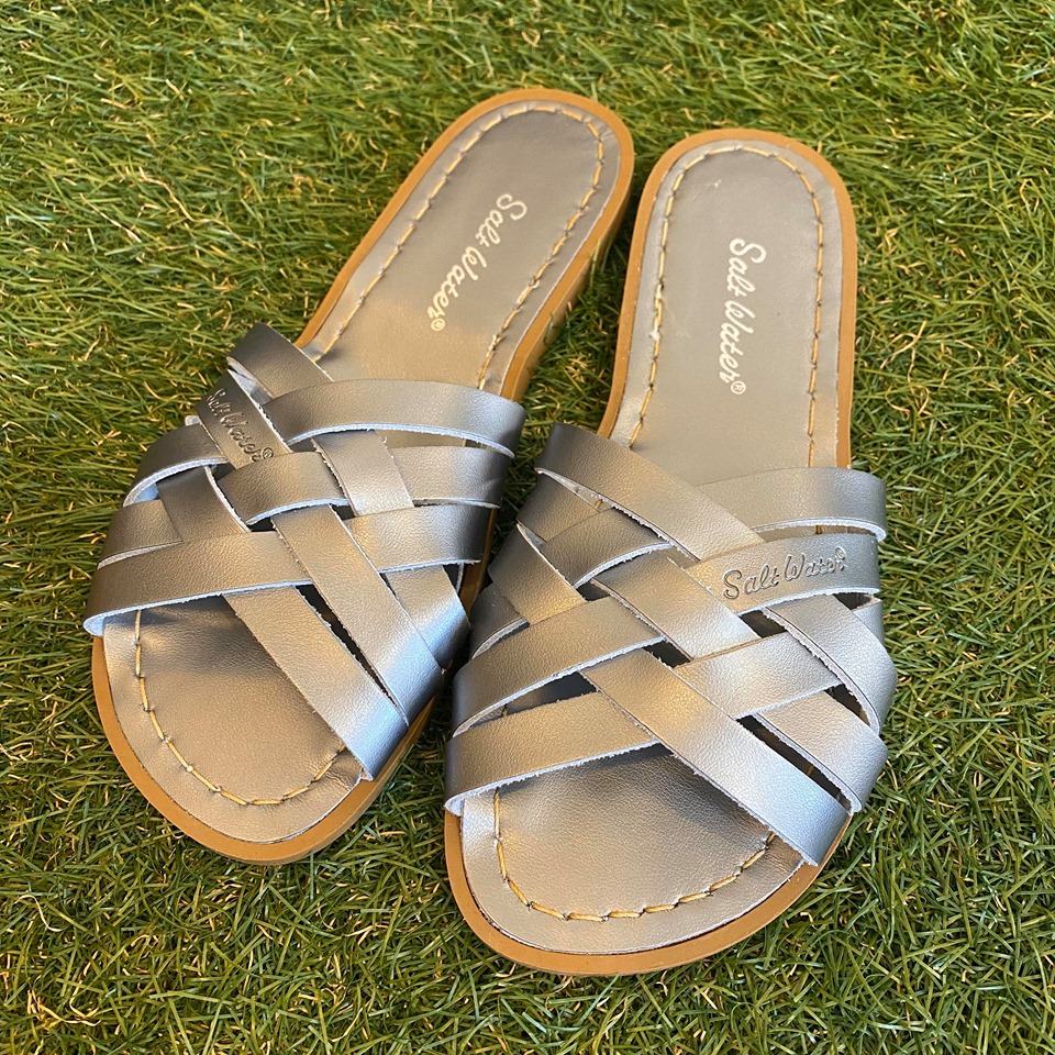 【Salt Water Sandals(ソルトウォーターサンダル)】Retro Slide(Women)/Pewter/22.5cm～25cm