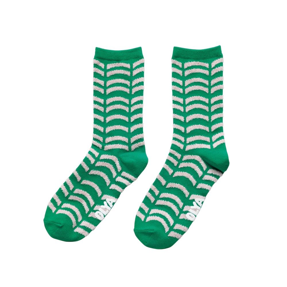 【Olya】Fluffy Socks Tile GR