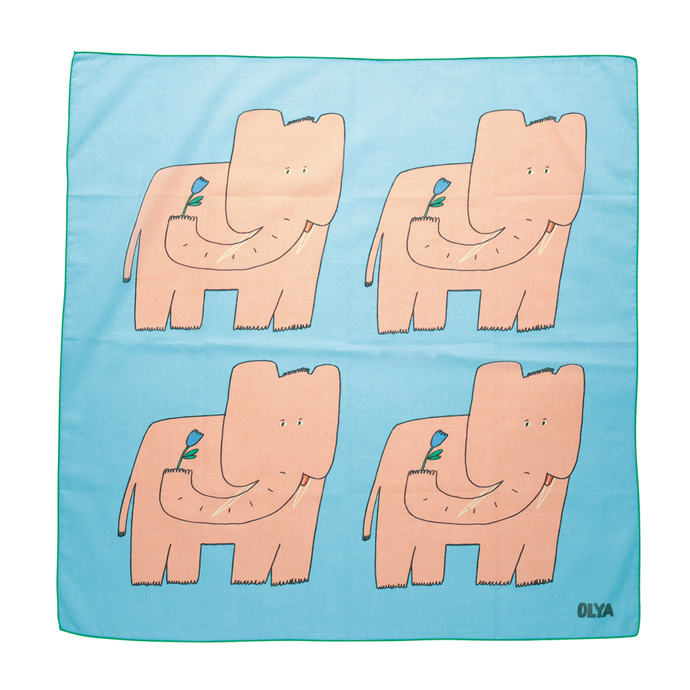 【Olya】Handkerchief Elephant