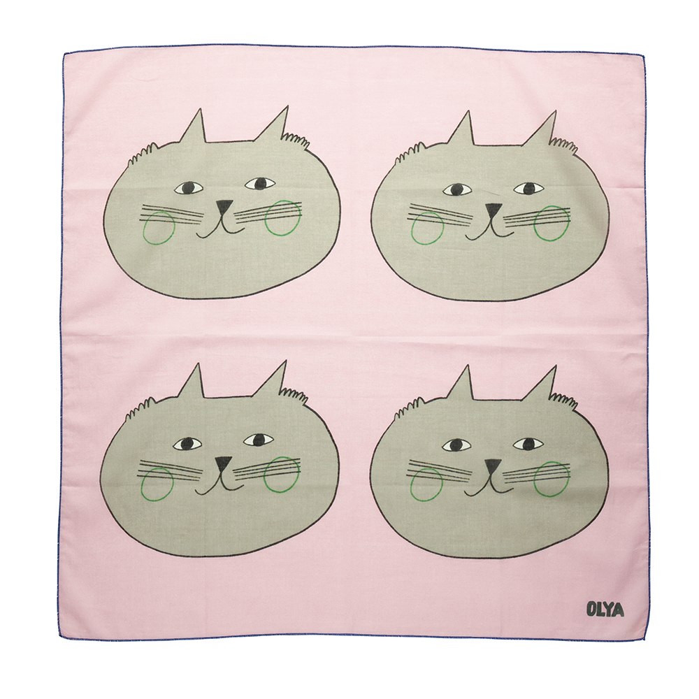 【Olya】Handkerchief Cat