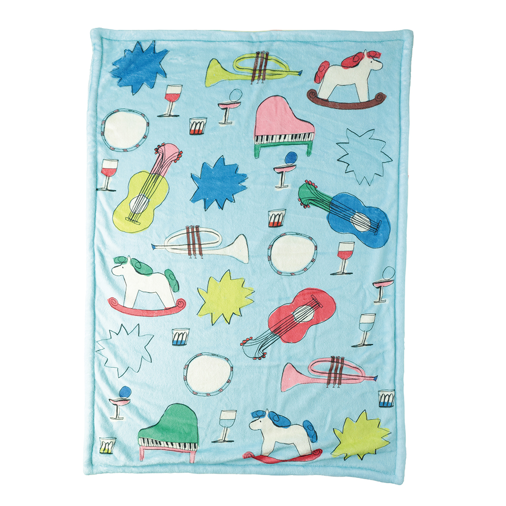 【Olya】Double layer Blanket Music fun
