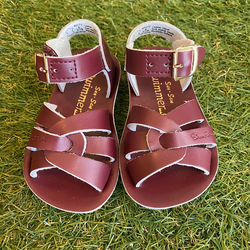 【Salt Water Sandals(ソルトウォーターサンダル)】Sun San swimmer(ベルクロ)/Claret/13cm～22cm