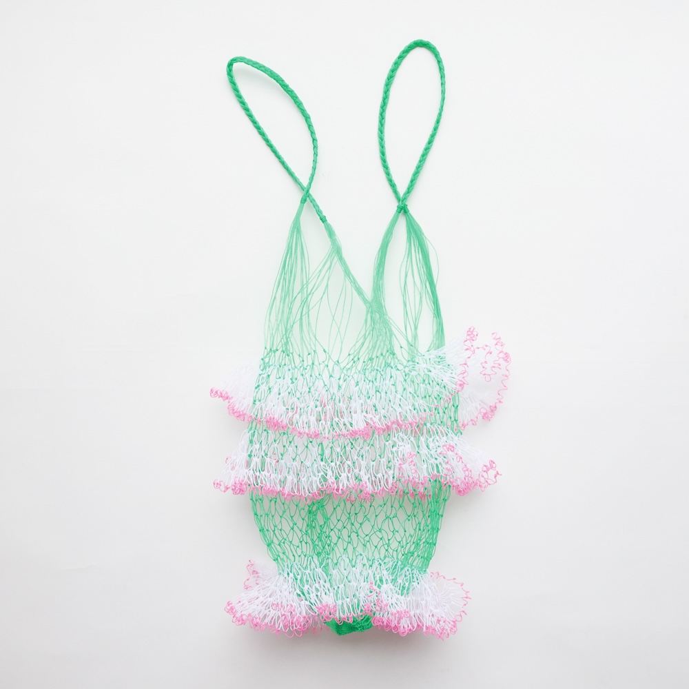 【yao】Net frill bag GR×WH