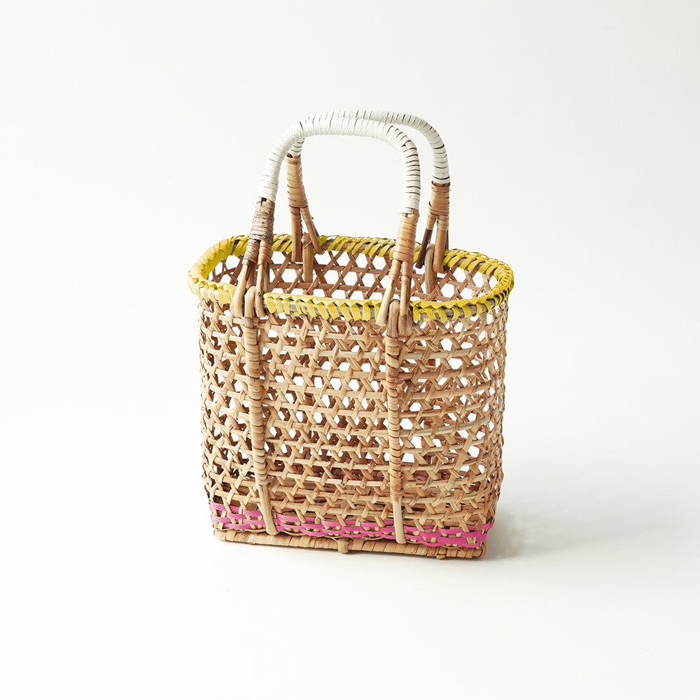 【yao】Rattan basket S YE×PK