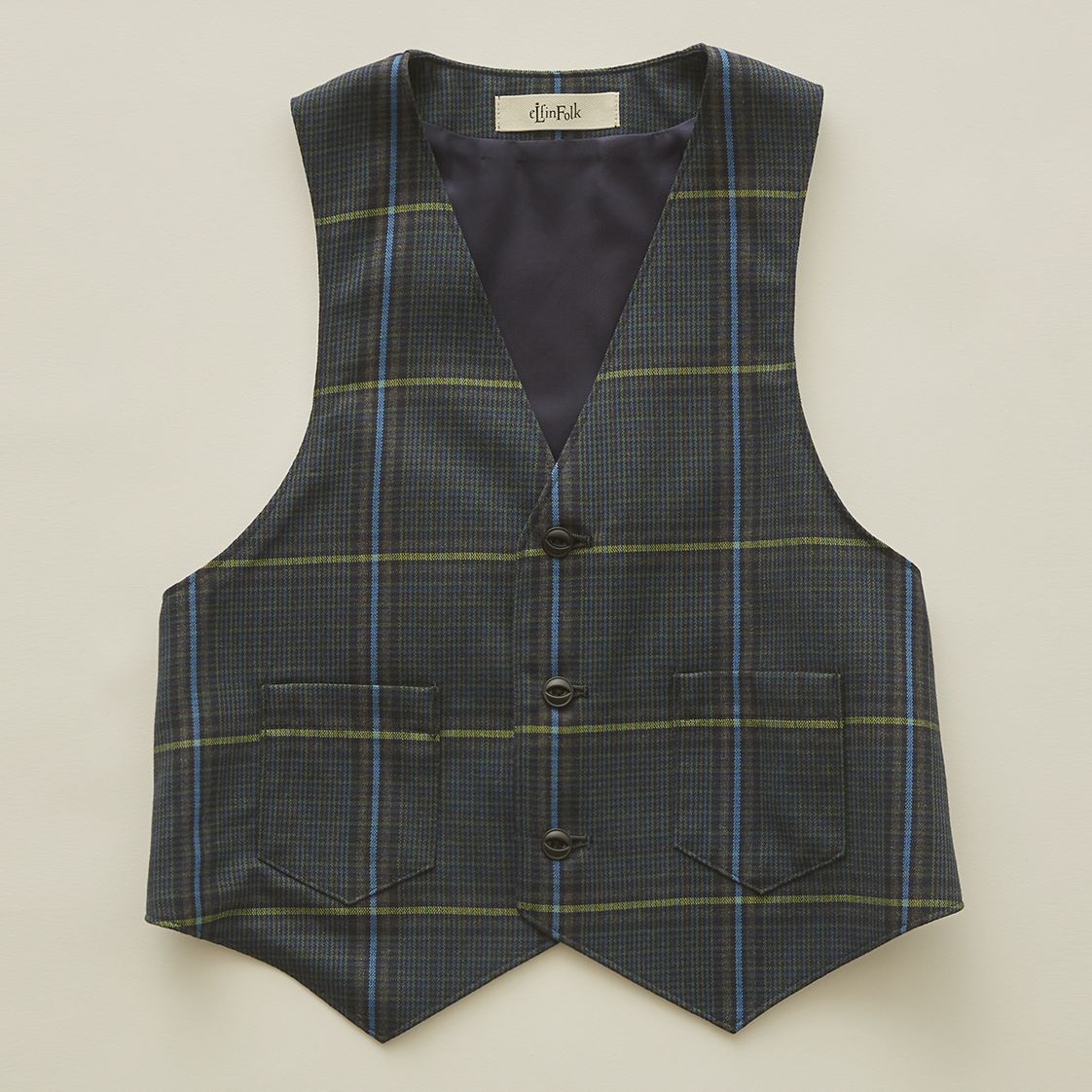 【eLfinFolk】elf-111F09 Ceremony vest チェック