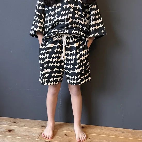 【arkakama】AKL00300 S.HALF PANTS ( sumidot )