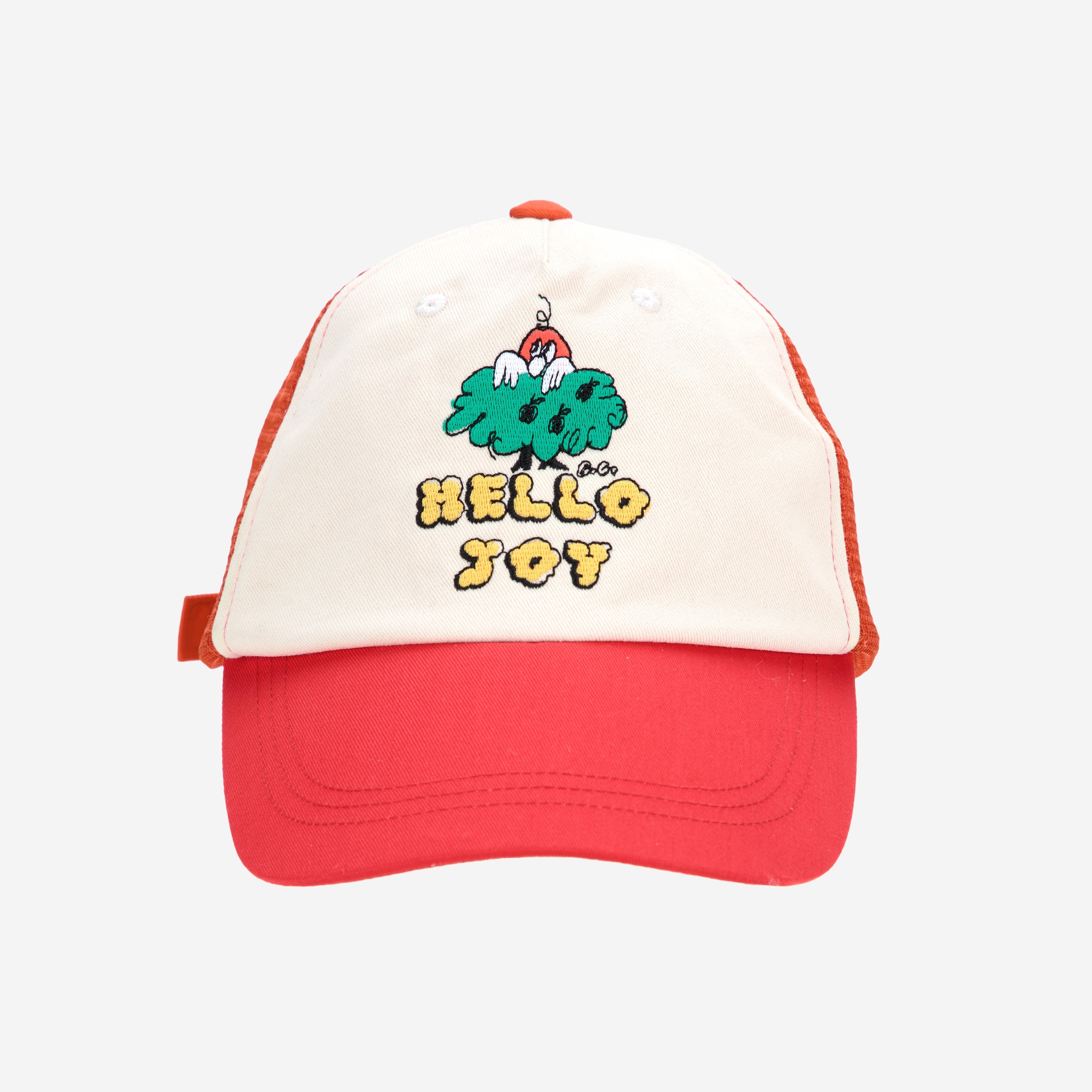 【BOBOCHOSES】Drop2「JOY」Kid B125AI022 Hello Joy mesh cap RED