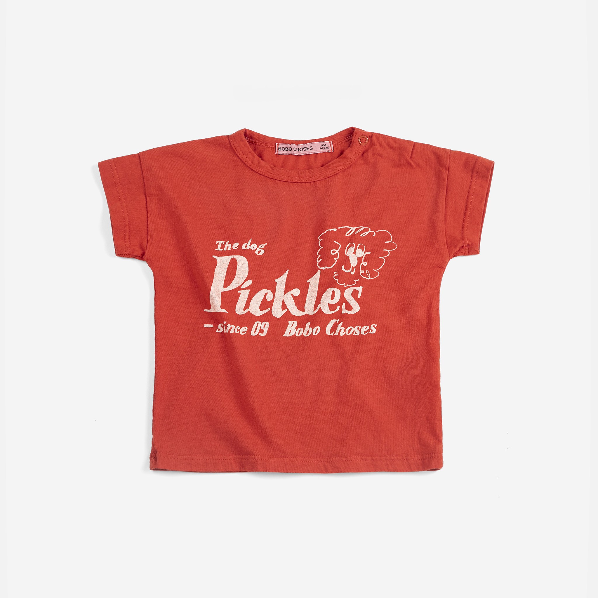 【BOBOCHOSES】Drop1「PICKLES」Baby B126AB015 Pickles The Dog T-shirt