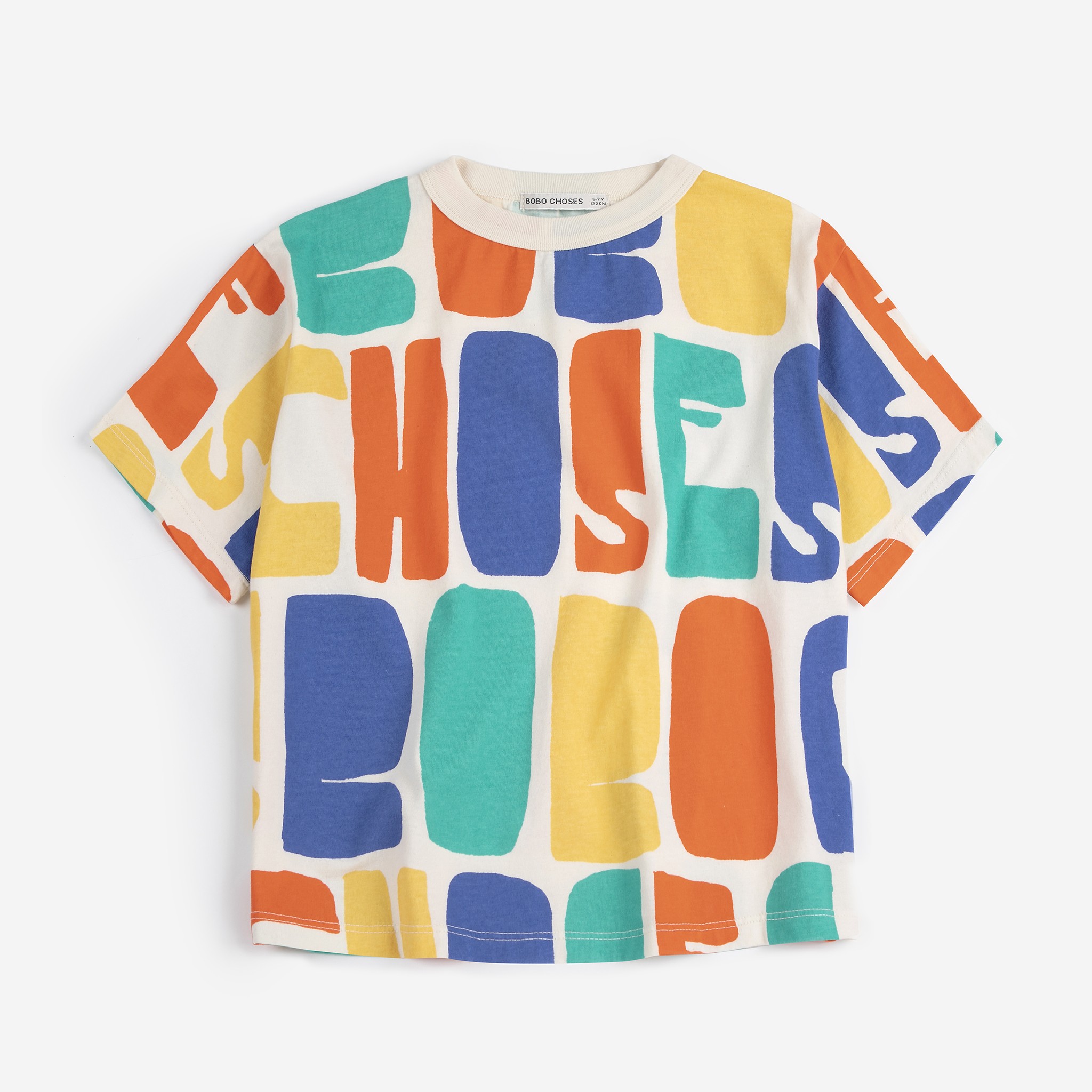 【BOBOCHOSES】Drop2「PICKLES」B126AC137 Bobo Choses Color all over T-shirt