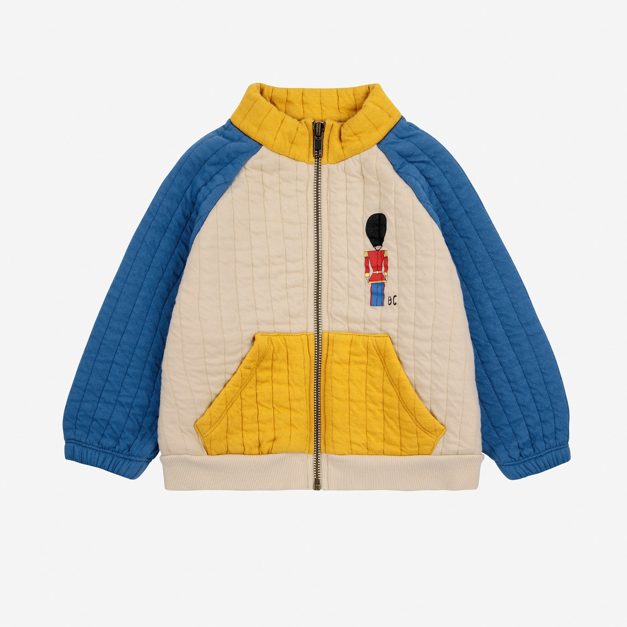 【BOBOCHOSES】Drop2「Once Upon a Time」 B224AB044 Baby Little Tin Soldier quilted zipped sweatshirt