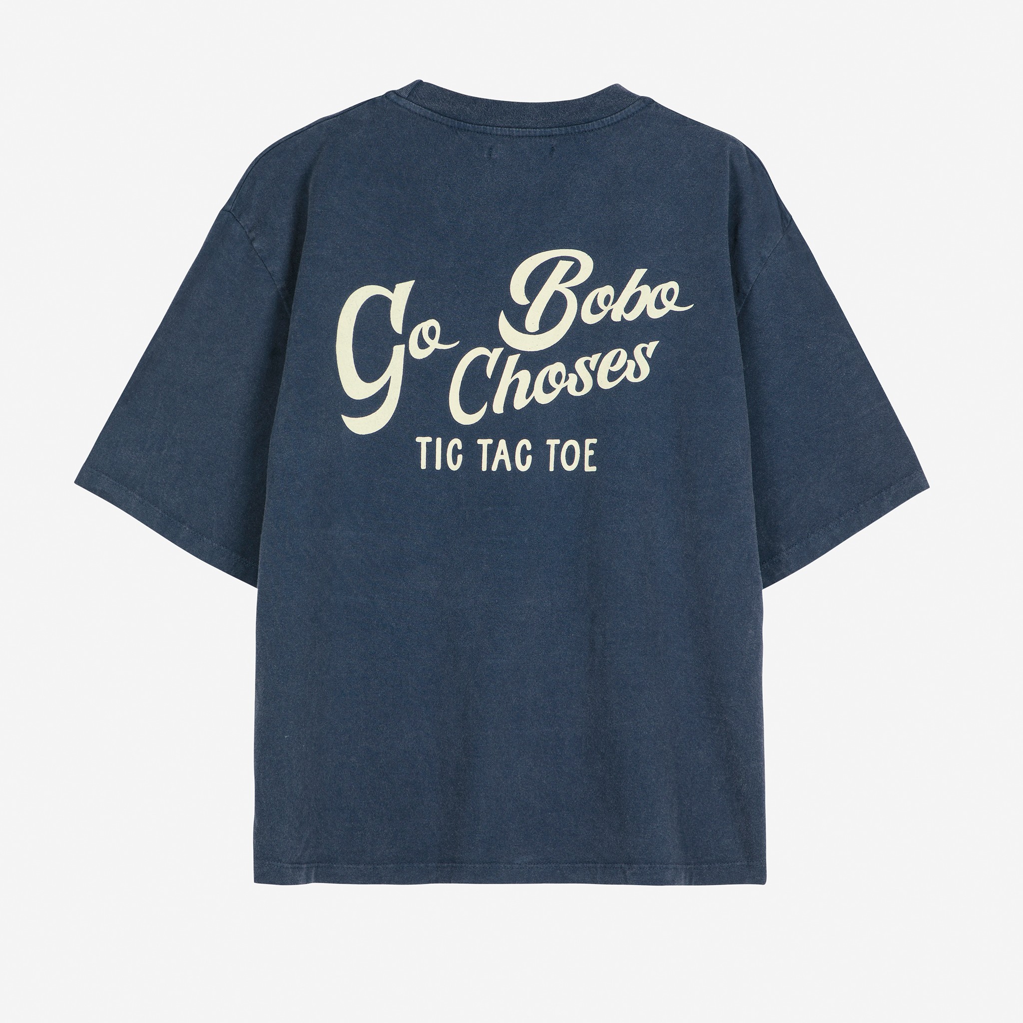 【BOBOCHOSES】Drop1「TIC TAC TOE」B225AD007 - Go Bobo boxy T-shirt