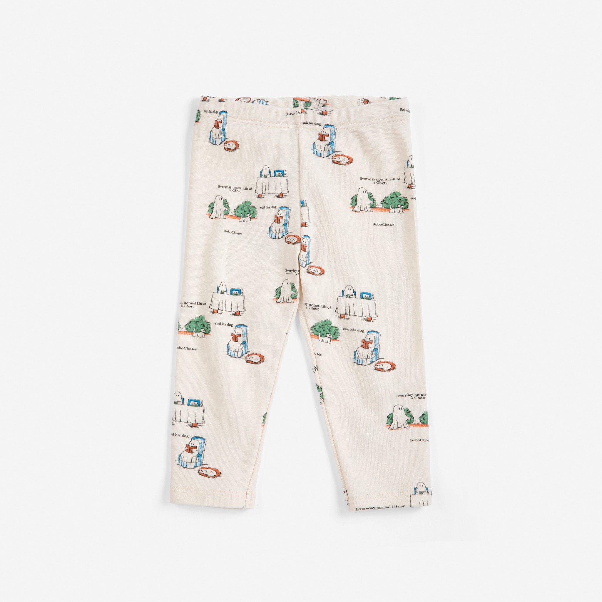 【BOBOCHOSES】Drop2「All About Monsters」B226AB064 Everyday Ghosts all over leggings BABY