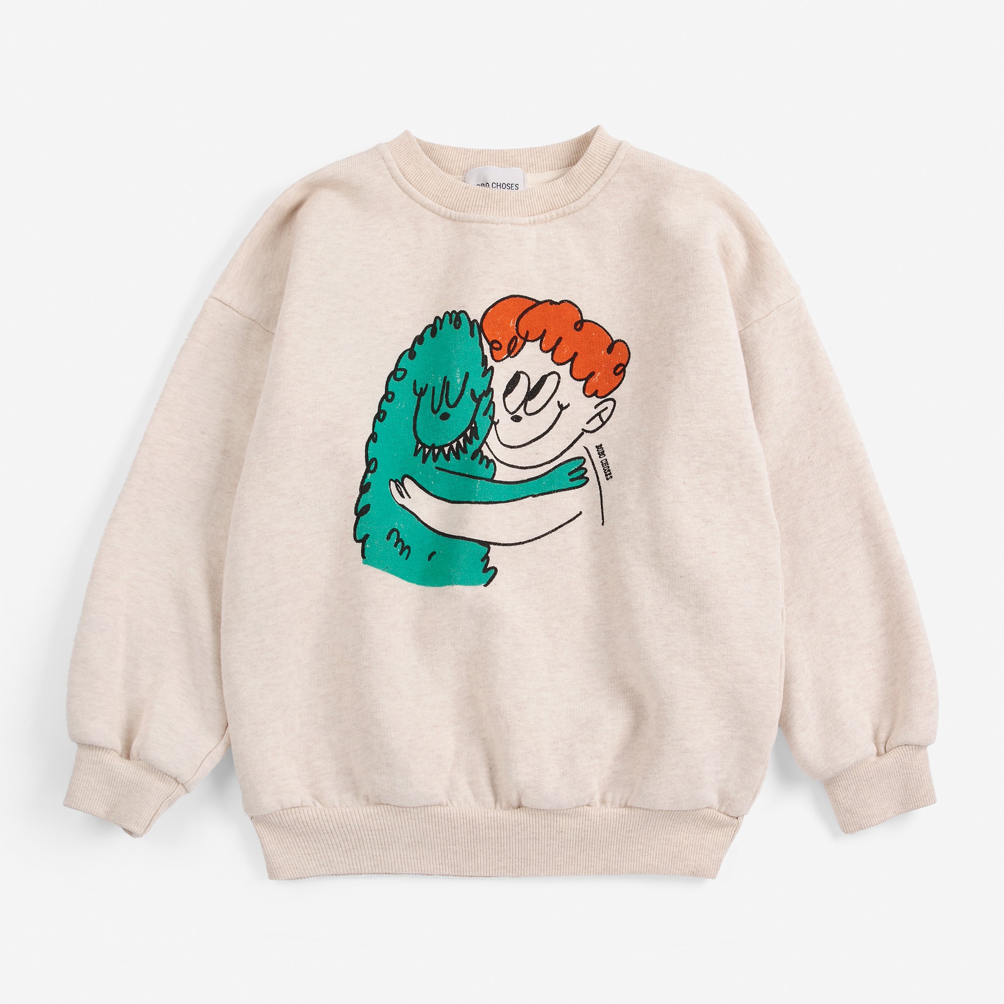 【BOBOCHOSES】Drop1「All About Monsters」B226AC028 Hug Hairy Monster sweatshirt KID