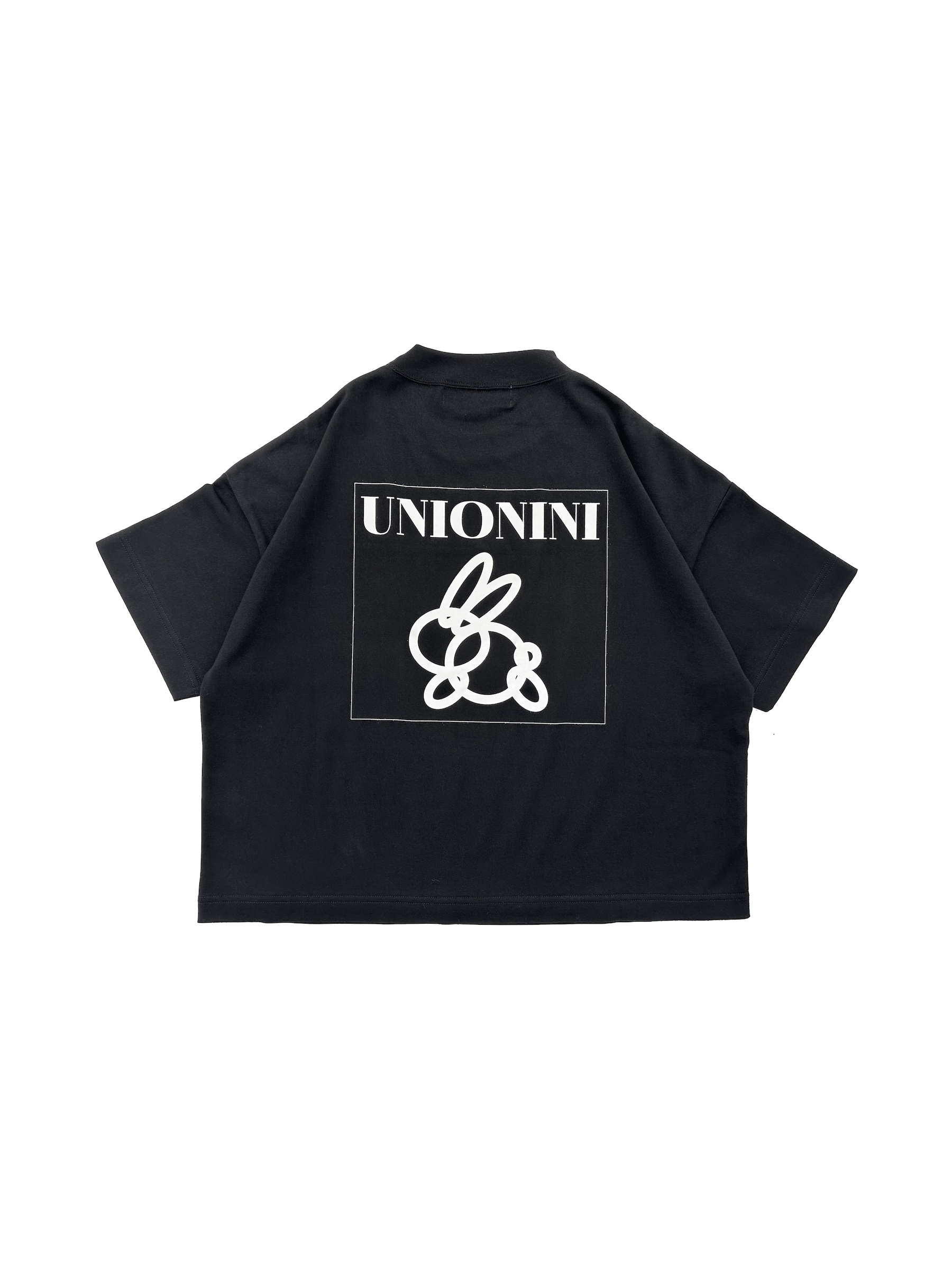 【UNIONINI】CS-049 rabbit tee/black キッズ～大人まで