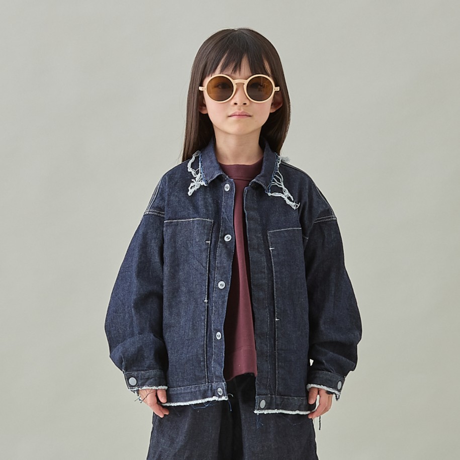 【MOUNTEN.】MB38-1813 denim work blouson(organic cotton)