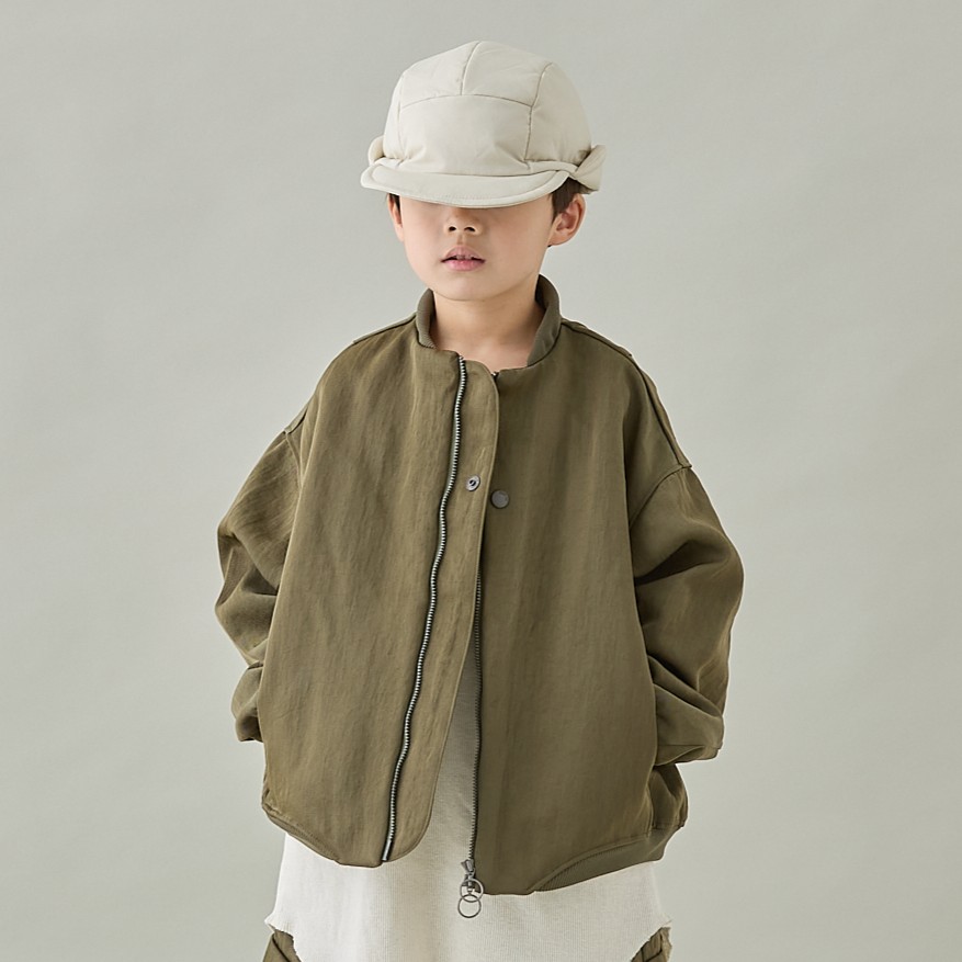 【MOUNTEN.】MB39-1801 bright twill zip blouson/olive drab