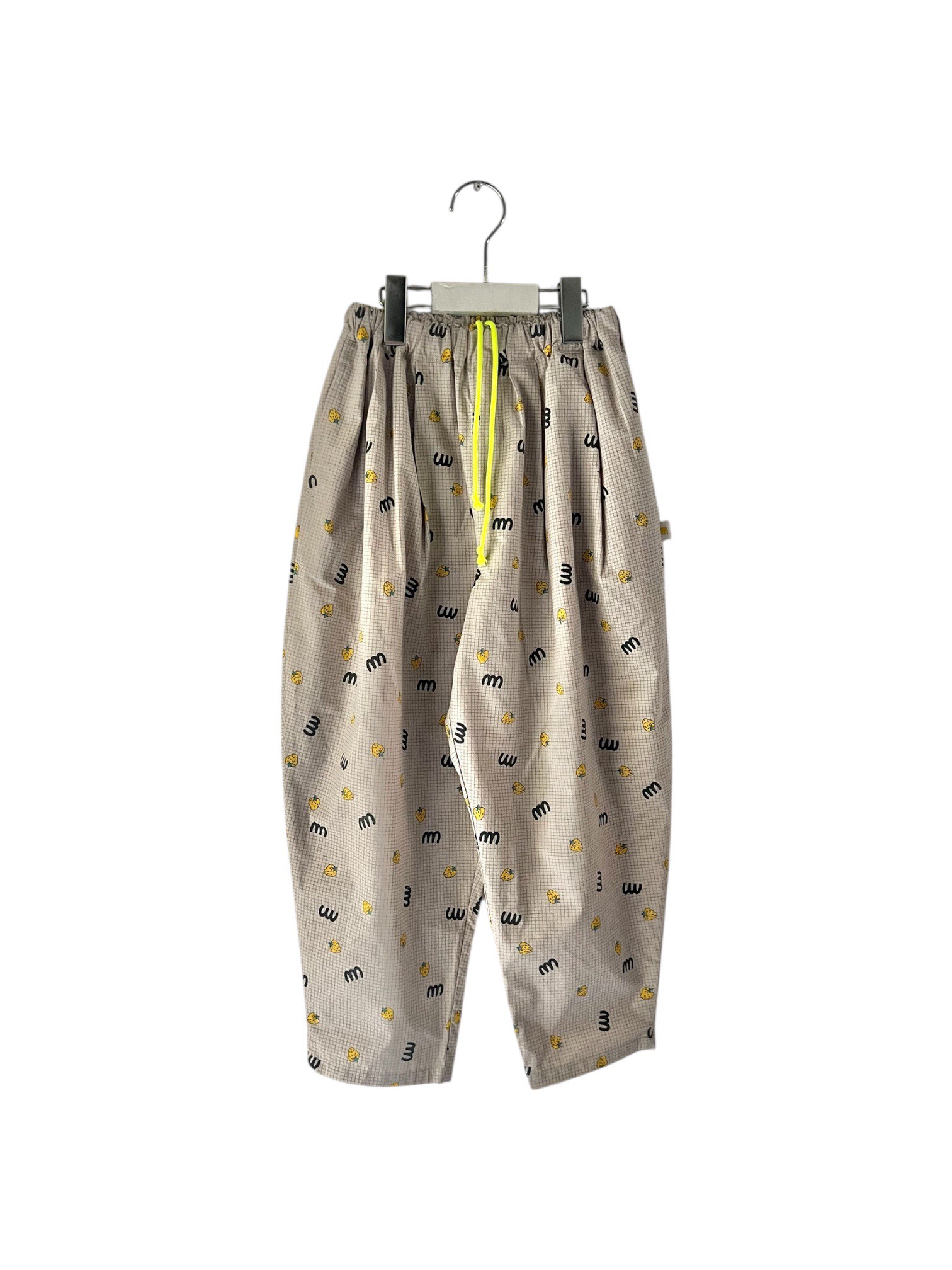 【minnano×frankygrow】MF26SBT-012 M&SB PATTERNED TEPERED PANTS/BEIGE